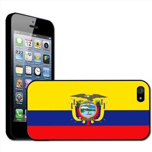 Fancy A Snuggle Fancy A Snuggle harde beschermhoes (voor Apple iPhone 5, met vlag van Ecuador)