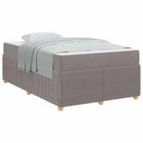 vidaXL Bedframe Taupe Stof 120 x 190 cm