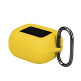 kwmobile cover voor oordopjes case - geschikt voor JBL Live Buds 4 / Beam 4 / Flex 4 - Trendy beschermhoes draadloze oordopjes in geel