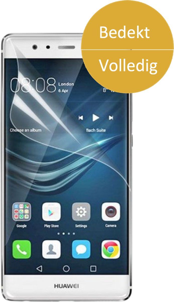 iCall Huawei P9 - Glas PET Folie Screenprotector Transparant 0.2mm 9H Full Screen Protector