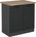 Vicco R-Line meuble vasque – 80 cm, WB chêne anthracite campagne