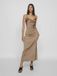 VILA VIRAVENNA STRAP ANKLE DRESS - NOOS/DC - Dames - Maxi jurken - Fossil - Maat 36