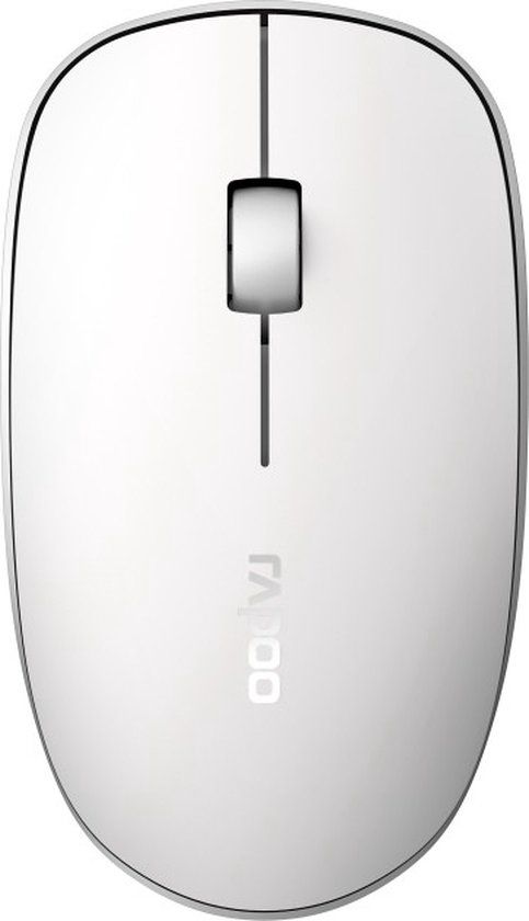 Rapoo M200 Silent - Stille draadloze optische muis - Wit