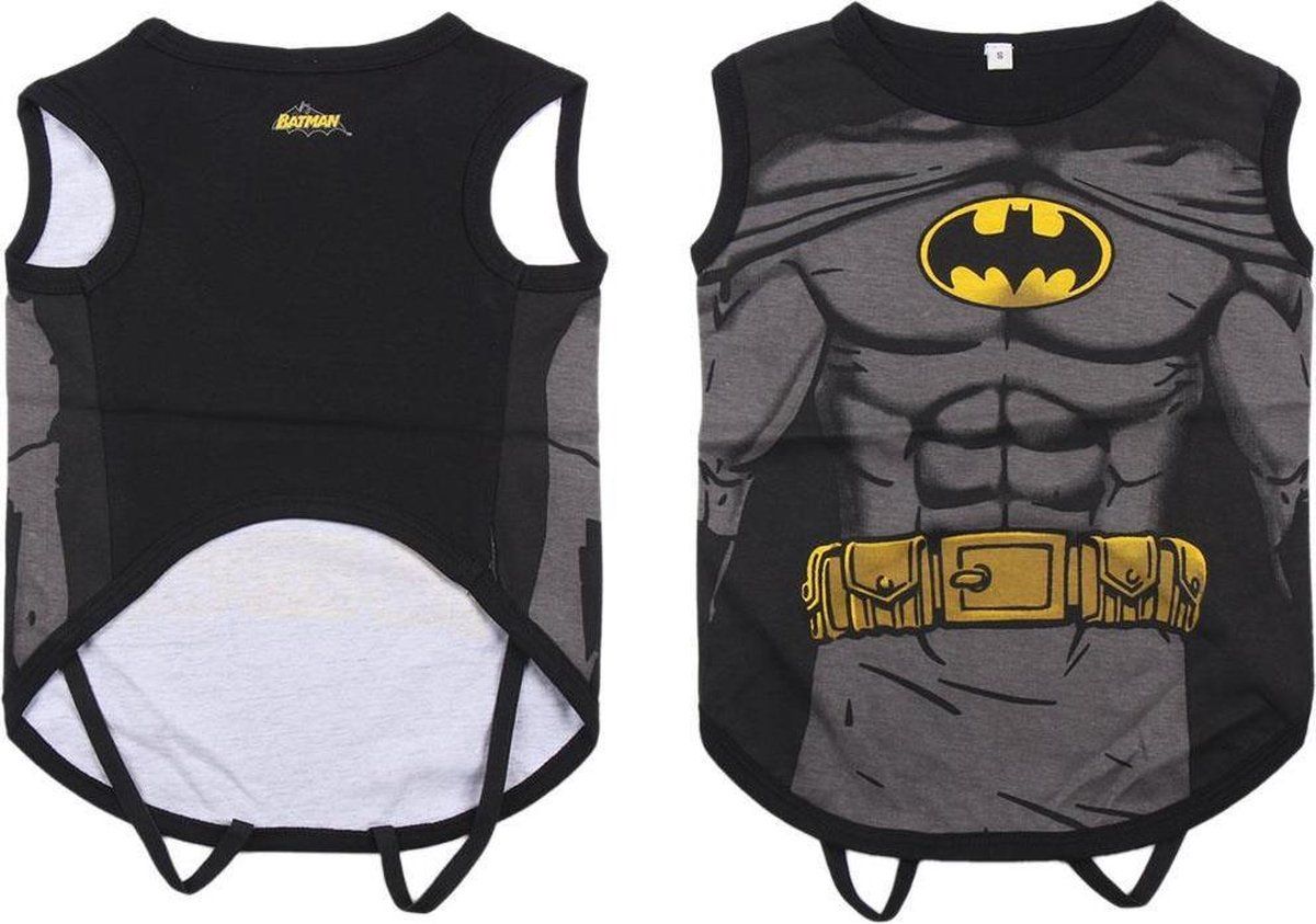Cerdá BATMAN - Honden T-Shirt - XXS (Lengte 22cm - Borst 34-42cm) - Zwart