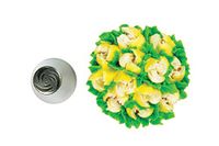 Silikomart - flower tube 34 - bocchetta in acciaio roestvrij staal per zak, diameter 25 mm