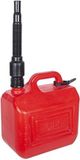 Jerrycan/réservoir d'essence CM - 5 litres - rouge vif