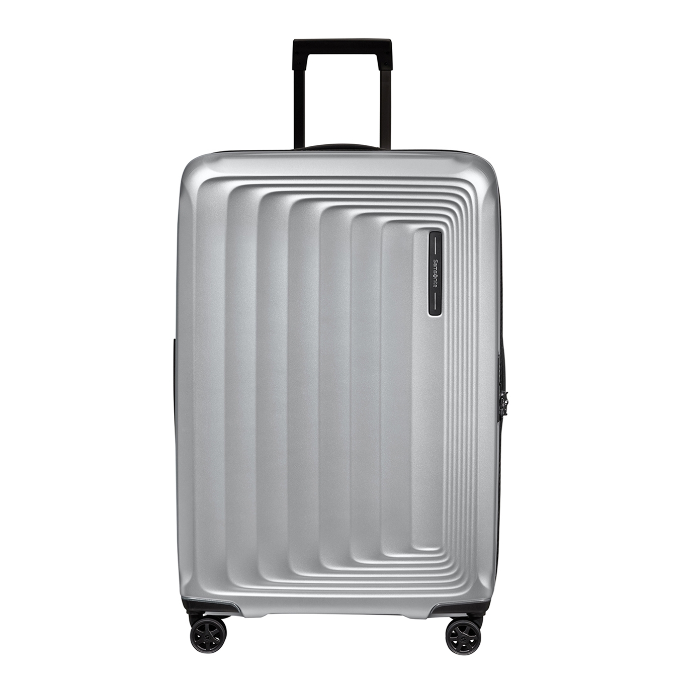 Samsonite Samsonite Nuon Spinner 75 Exp matt silver Harde Koffer Zilver