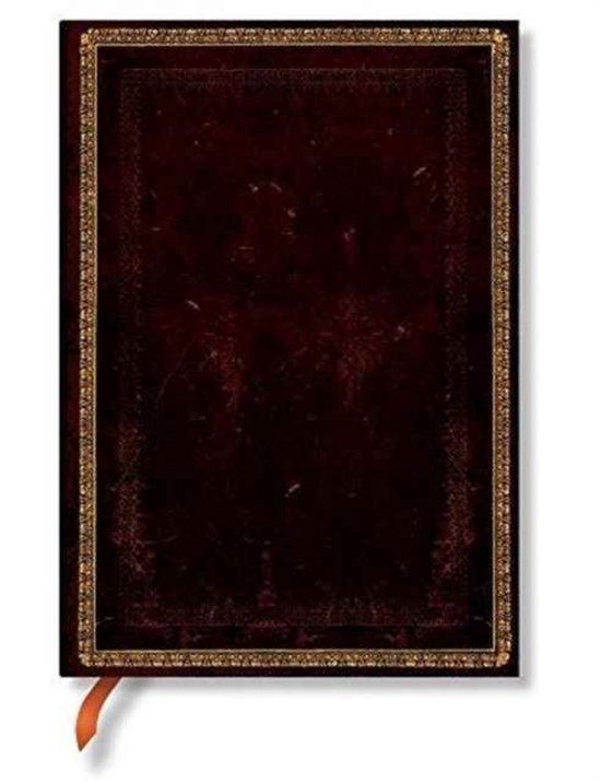 Paperblanks Black Moroccan Lined Midi Paperback