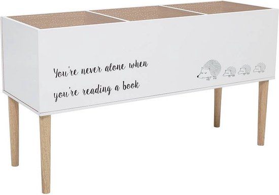 Bloomingville Boekenkast met Vakken - Wit