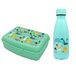 Nerthus FIH 1028 roestvrij stalen dubbelwandige fles set lunchbox kinderen dinosaurussen school