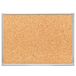 Pizarra m-office Pizarra de Corcho Natural Duradera y Resistente con Marco de Aluminio para Tablón de Anuncios (60x45cm)