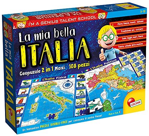 Liscianigiochi Lisciani Giochi I'm a Genius Geopuzzle Mia Bella Italië