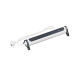 LEGRAND Stekkerdoos, premium meervoudige stekkerdoos met 5 stopcontacten 2P+T en USB C+C, draaibaar, schakelaar, kabel 1,5 m, wit en donkergrijs 694441