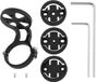 Allecto Plus - Support de compteur de vélo pour guidon de 318 mm - Compatible avec Garmin Edge et Wahoo Elemnt - Noir