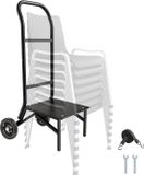 Vevor Opvouwbare Stoeltrolley 10 Stoelen 68kg Schuifstoeltrolley 770x508x1190mm