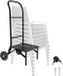 Vevor Opvouwbare Stoeltrolley 10 Stoelen 68kg Schuifstoeltrolley 770x508x1190mm