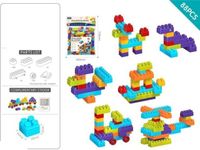 Blocs de construction, 88 pièces - Construction créative pour enfants
