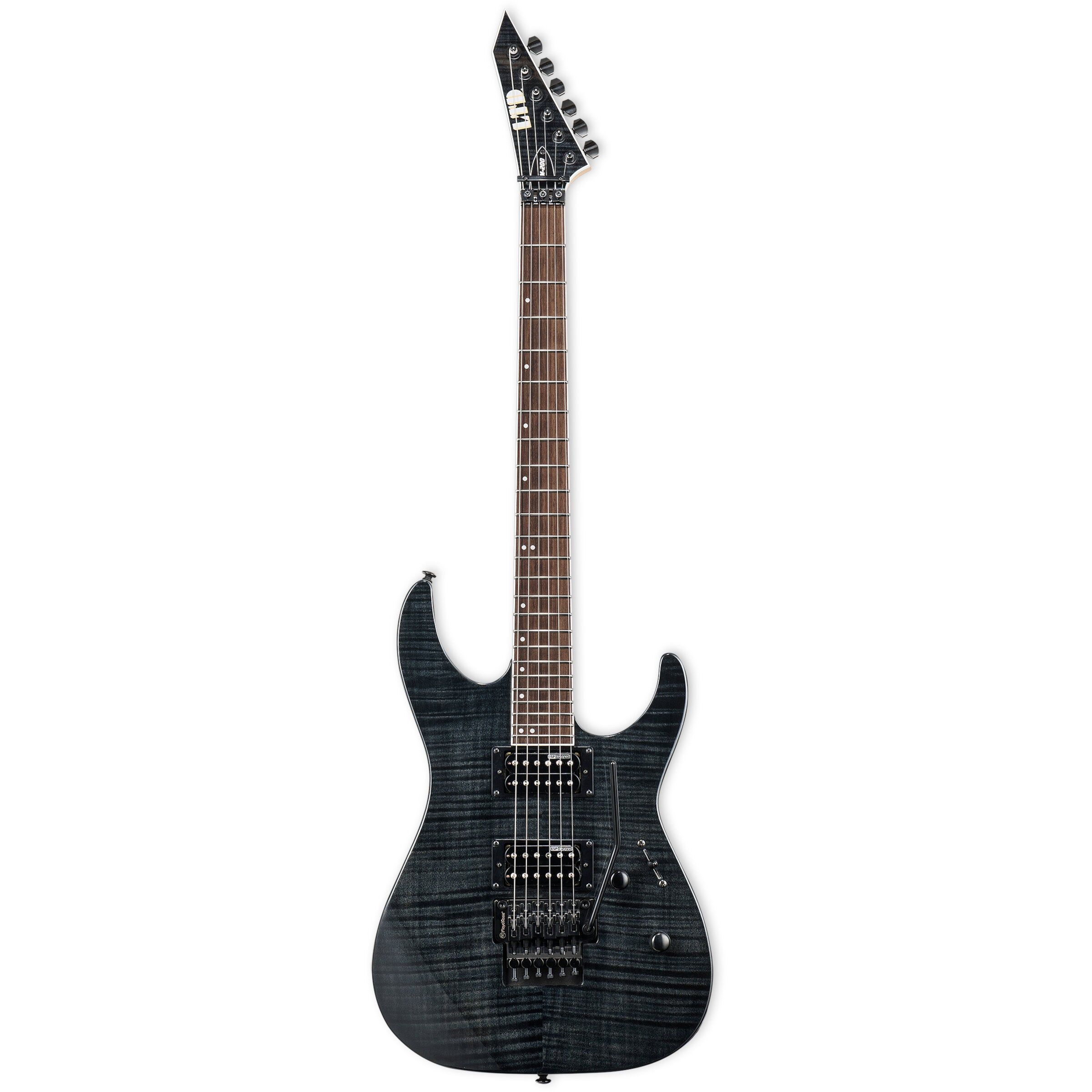 ESP LTD M200FM See Thru Black Electric Guitar
