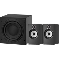 Bowers & Wilkins 606 S3 - Zwart - Set (2 stuks) + ASW610