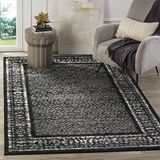 Safavieh Contemporary Woven Indoor Rug Adirondack, Black, 155 X 229 cm