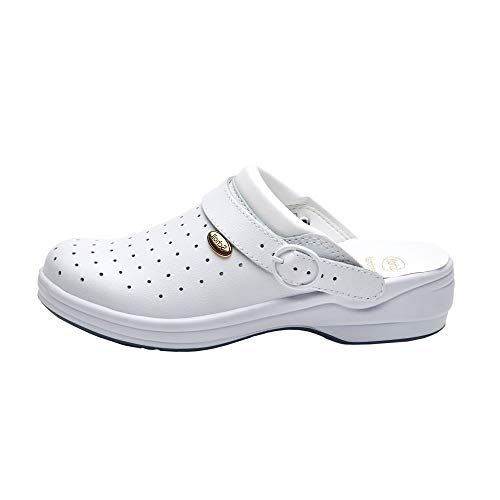 Scholl Maat 38 Wit Nieuwe Bonus Geponst Bycast Professionele Schoenen