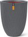 Capi Europe Vase élégant bas Groove NL - 46x58 - Gris foncé