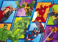 Ravensburger Nathan Puzzel Marvel Avengers tegen schurken 60 stukjes karton