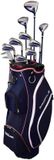 Wilson Profile 13-Delige Dames Golfset 2025 | Cartbag (graphite shaft) | Linkshandig | Blauw Wit Roze