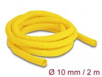 Delock Woven Sleeve self-closing heat-resistant 2 m x 10 mm yellow