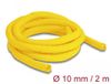 Delock Woven Sleeve self-closing heat-resistant 2 m x 10 mm yellow