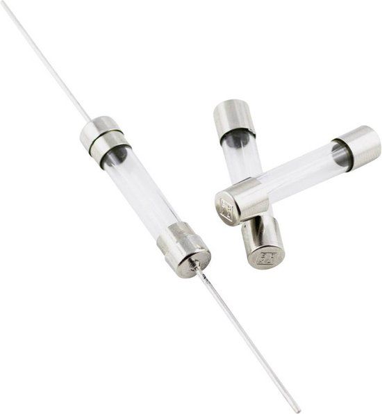 Catz Finefood ESKA 632315 Buiszekering (Ø x l) 6.3 mm x 32 mm 0.63 A 250 V Traag -T- Inhoud: 10 stuk(s)