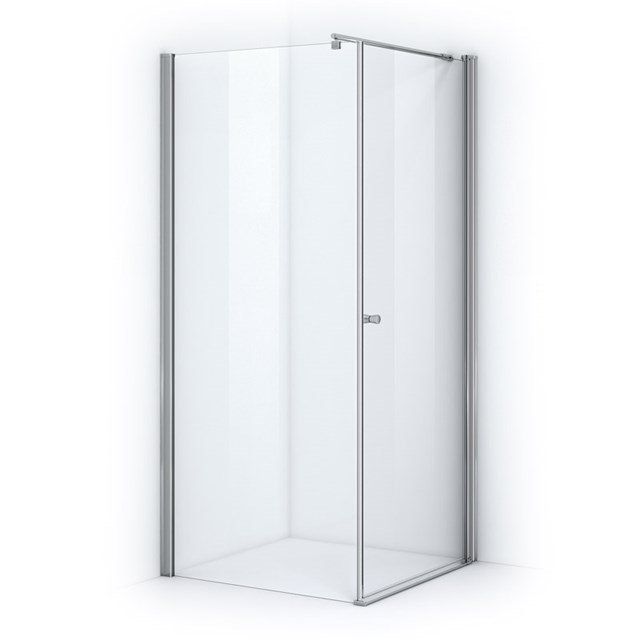 Maxaro Douchecabine Zircon Essence Helder 100x80cm met Draaideur