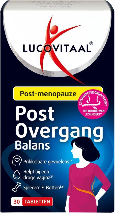 Lucovitaal Post Overgang Balans - 30 tabletten