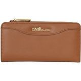 Cavalli Class Grote damesportemonnee met portemonnee CCSW0192, Bruin, Eén maat