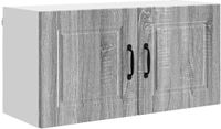 vidaXL Wandkast PORTO Grijs Sonoma 80 x 31 x 40 cm Bewerkt hout