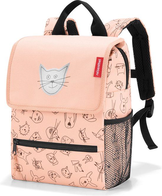 Reisenthel Kids Backpack - 5L - Cats&Dogs Rose - Polyester
