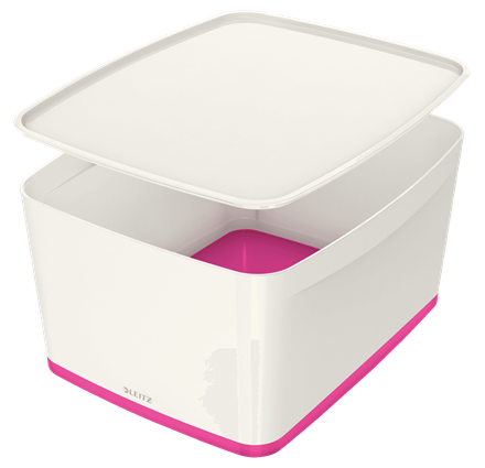 Leitz 5216-10-23 Opslagdoos - Roze/Wit