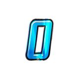 4R Quattroerre.it 13270 Startnummer 0 stickers voor motorfietsen, blauw, 10 x 6,5 cm