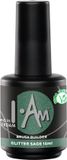 I.Am Nail Systems I.AM Brush Builder 15ml Glitter Sage