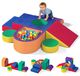 Blocs de construction en mousse pour enfants - 8 pièces - Blocs de construction souples - Blocs d'escalade - Coloré