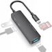 TradeBit Serie - Station d'accueil USB-C - 4 ports - Lecteur Micro SD - Vitesse 5 Gbps