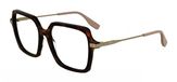 Karl Lagerfeld KL6172 Havana Foncé Lunettes Carrées en Acétate pour Femme
