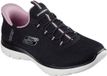 Skechers Dames Slip-ins Summits Dream Chaser Sneaker 150284 Black Mauve
