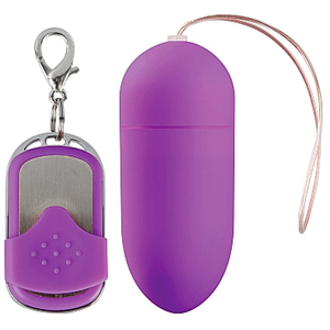 Shots Toys 10 Speed Remote Vibrating Egg Purple BIG