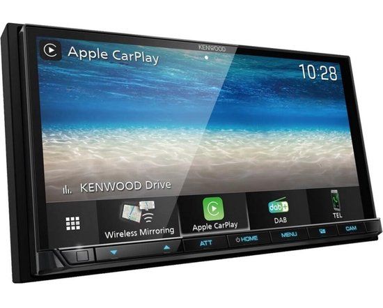 Kenwood DMX9720XDS - Multimedia System - 10 inch - 8 GB - Zwart