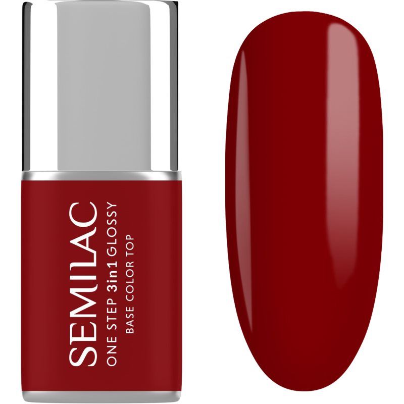 Semilac One Step 3in1 Nagellak S575 Dark Red 7 ml