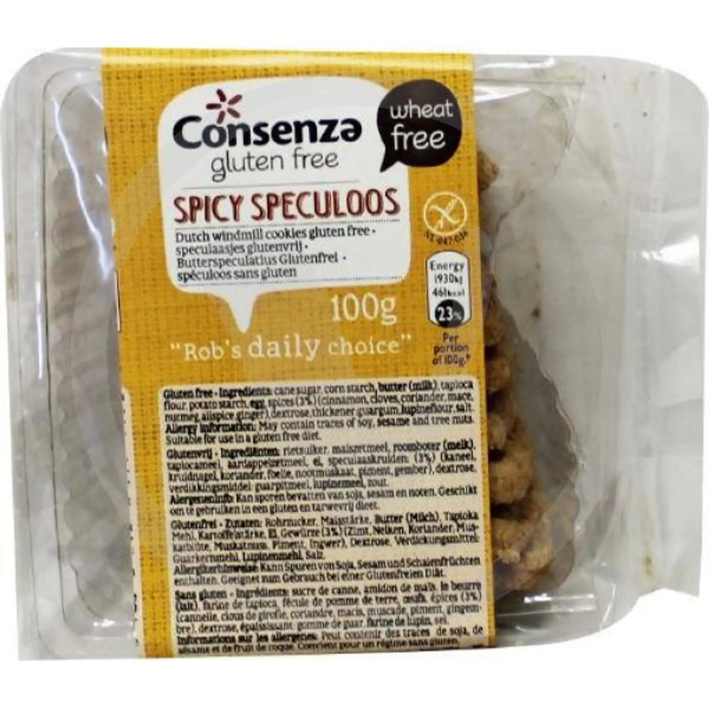 Consenza Spicy Speculoos Speculaasjes (100 gram)