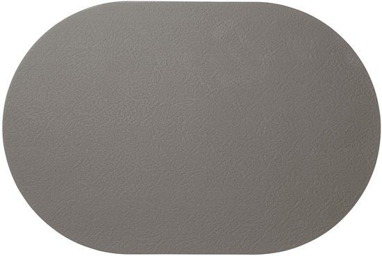 ASA Selection Relevo placemat ovaal, lava, kunststof, 49,5 x 33 cm