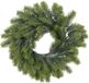 BigBuy Christmas Kerstkroon Groen PVC 37 x 37 cm