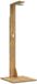 vidaXL Douche extérieure 219 cm Acacia massif et acier inoxydable Blanc lavé